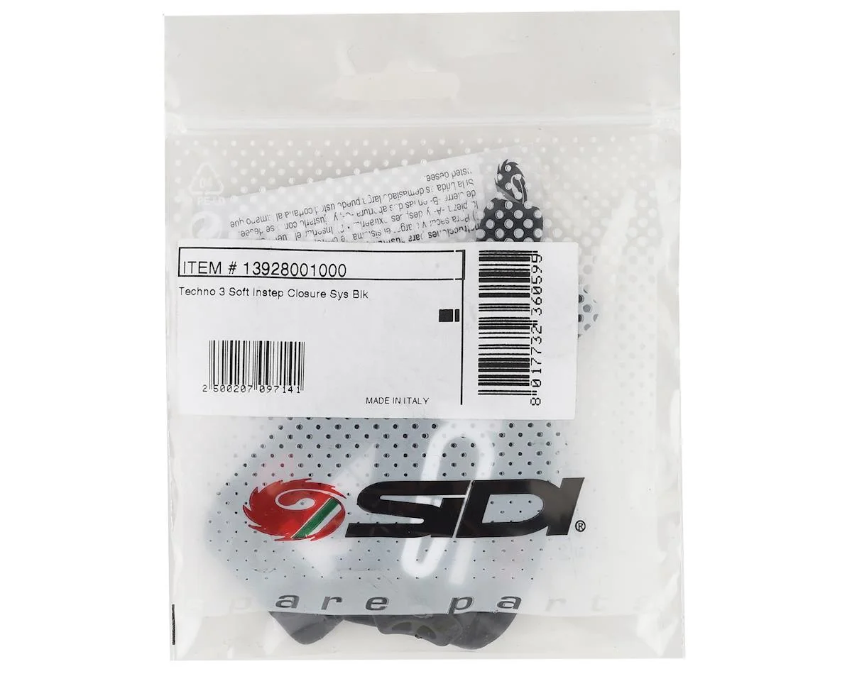 Sidi Soft Instep 3 Closure System Straps (Black/White) (Pair) - view 2